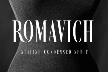 Romavich – Modern Serif Font free download – Serif Fonts preview