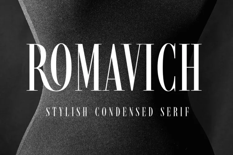 Romavich – Modern Serif Font preview 6 – Serif Fonts font sample