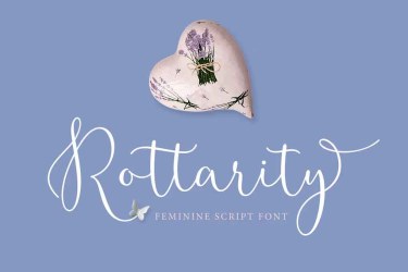Rottarity Feminine Font free download – Script And Handwritten font preview
