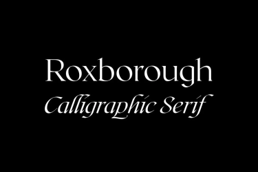 Roxborough Font free download – Serif Fonts font preview