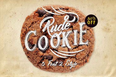 Rude Cookie Font free download – Script font preview