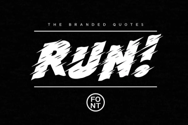 Run Font free download – Download font preview