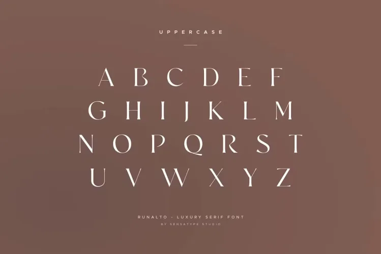 Runalto Font free download preview 5 – Serif Fonts font