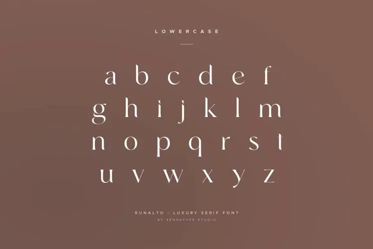 Runalto Font free download preview 6 – Serif Fonts font