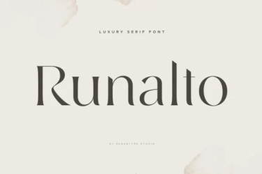 Runalto Font free download – Display font preview