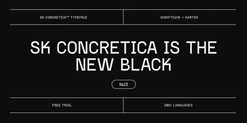 SK Concretica Font free download preview 10 – Typeface font