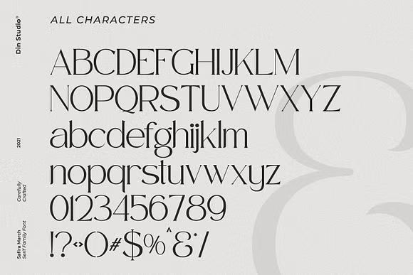 Safira March Font free download preview 4 – Serif Fonts font