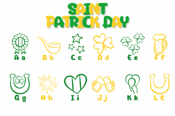 Saint Patrick Day Font free download preview 1 – Decorative Fonts font