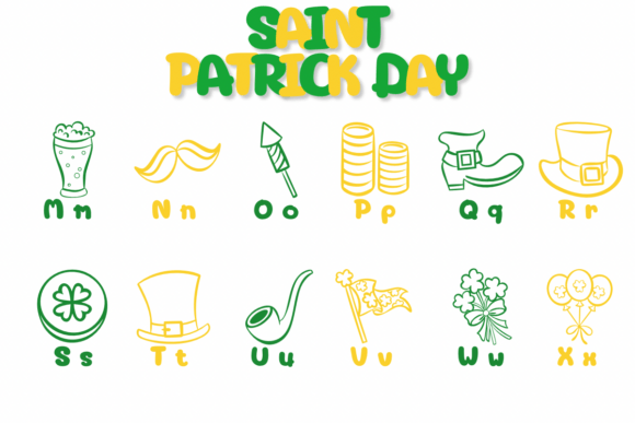 Saint Patrick Day Font free download preview 2 – Decorative Fonts font
