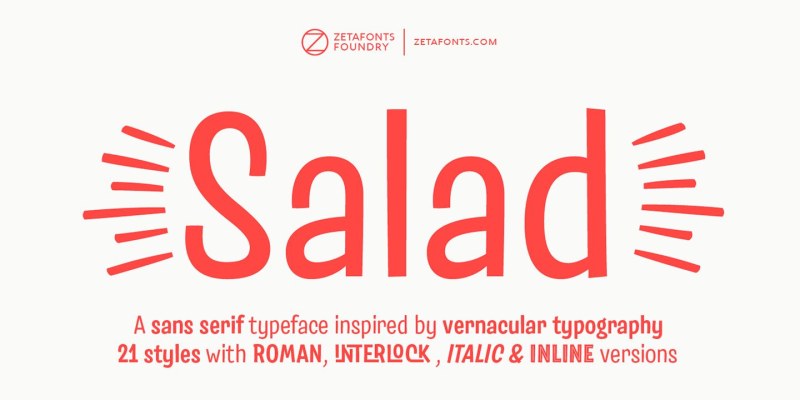 Salad Font Family free download preview 10 – Handwriting Fonts font
