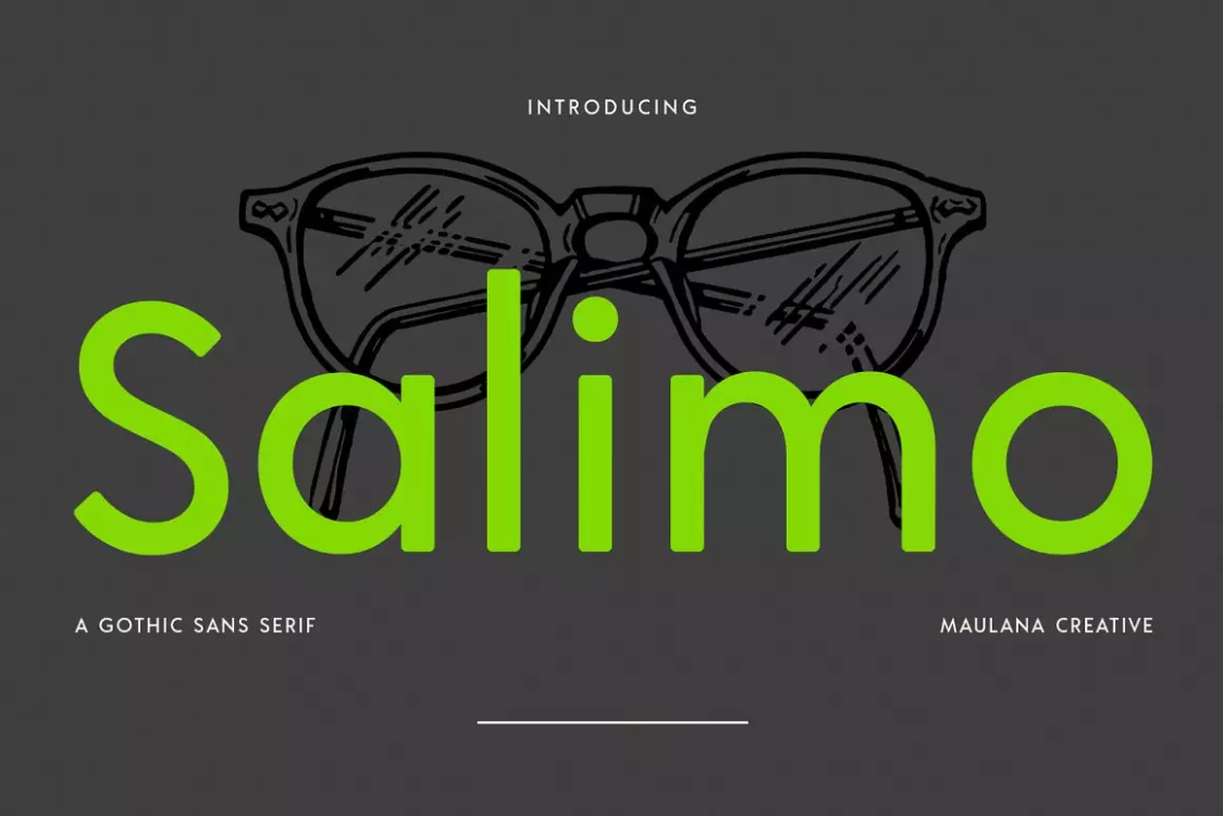 Salimo Gothic Sans Serif Font free download – Sans Serif Fonts font preview image for Windows and Mac