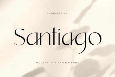 Santiago Font free download – Sans Serif Fonts font preview