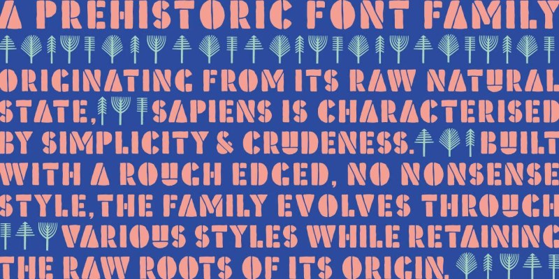 Sapiens Font Family free download preview 1 – Font Family font