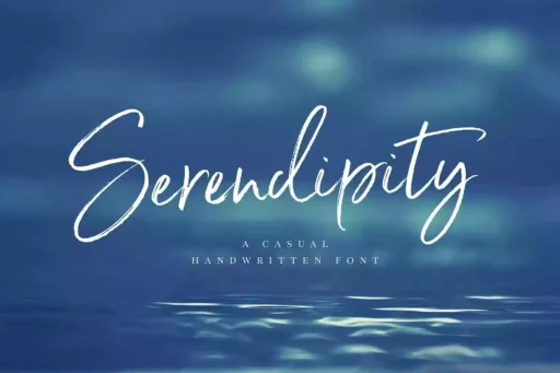 Serendipity Font free download preview 9 – Script And Handwritten font