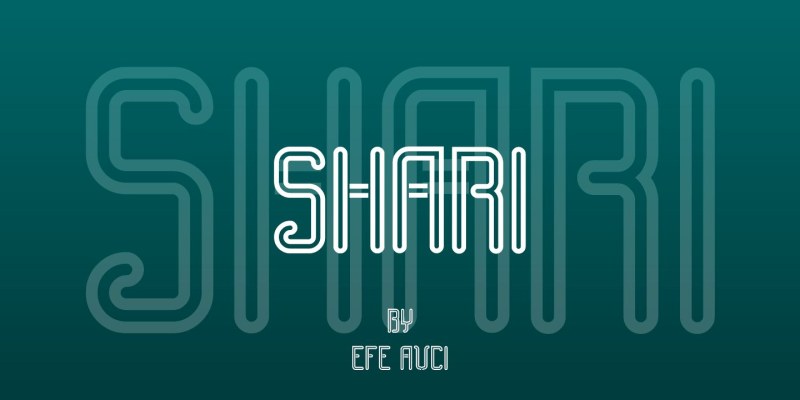 Shari Font Family free download preview 5 – Decorative Fonts font