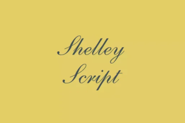 Shelley Script Font free download – Script font preview