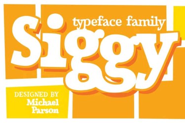 Siggy Font free download – Serif Fonts font preview