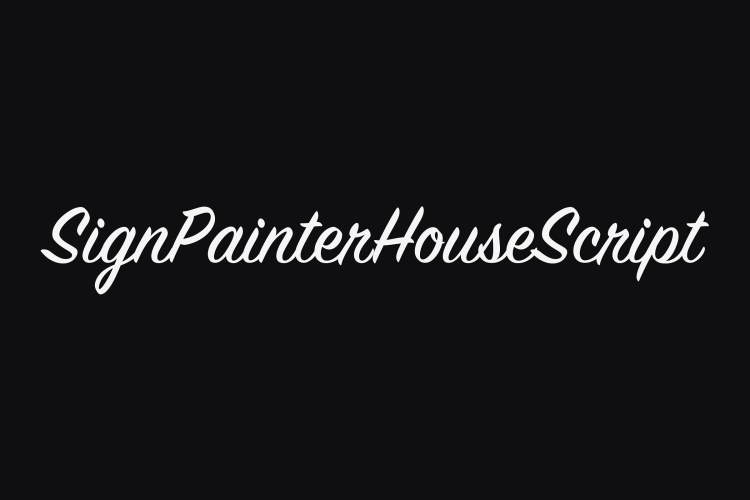 SignPainter Font free download preview 1 – Handwriting Fonts font