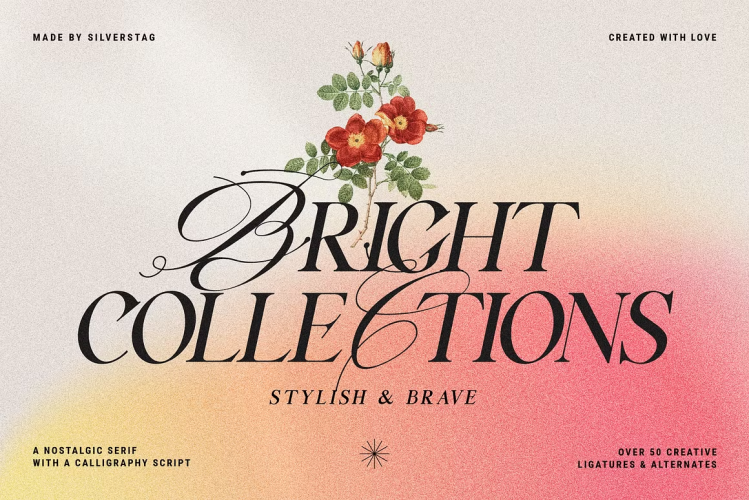 Silver Garden Font free download preview 4 – Serif Fonts font
