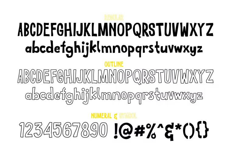 Skreeble Font free download preview 2 – Sans Serif Fonts font