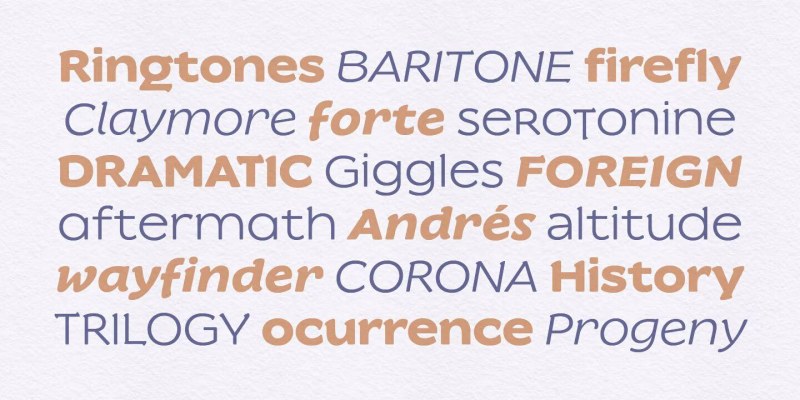 Slowglass Font Family free download preview 9 – Display Fonts font
