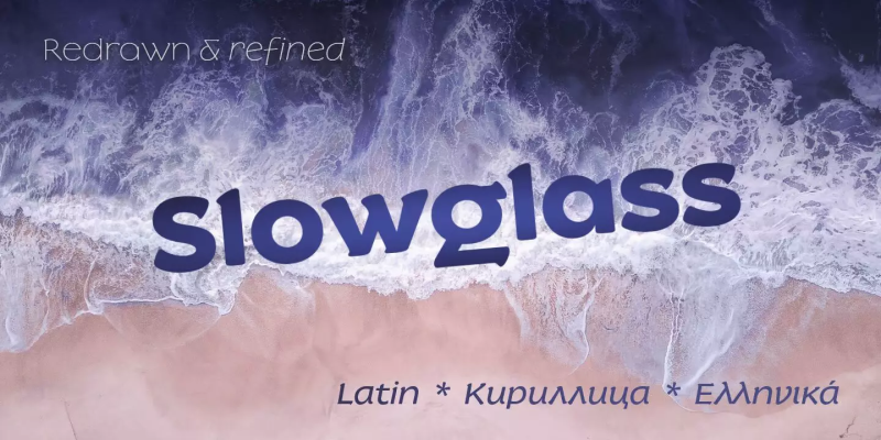 Slowglass Font Family free download preview 11 – Display Fonts font