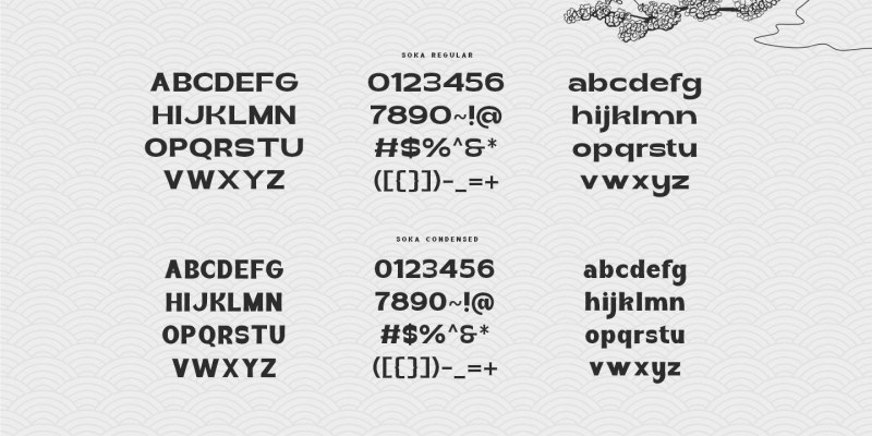 Soka Font free download preview 6 – Sans Serif Fonts font