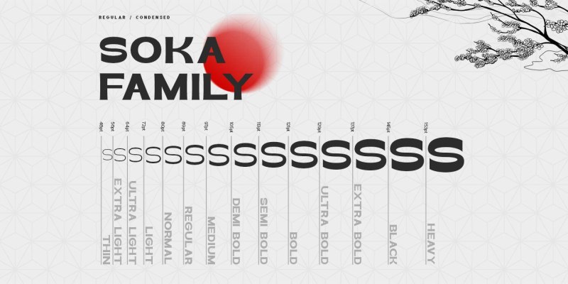 Soka Font free download preview 9 – Sans Serif Fonts font