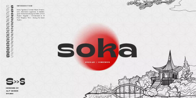 Soka Font free download – Sans Serif Fonts font preview