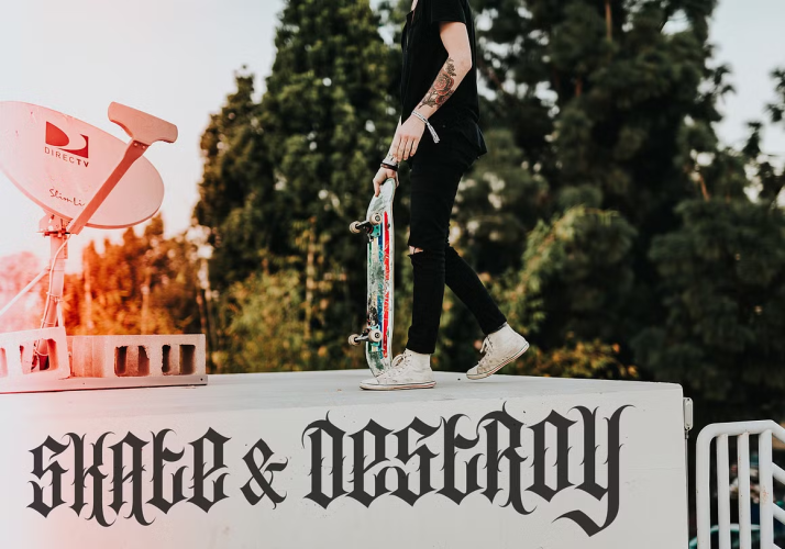 Southside Font free download preview 4 – Blackletter Font font