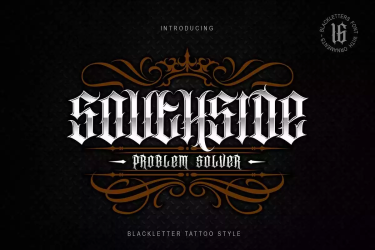 Southside Font free download – Blackletter Font font preview