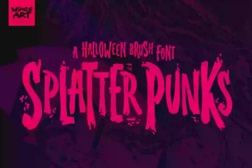 Splatterpunks Font free download preview 11 – Display Fonts font