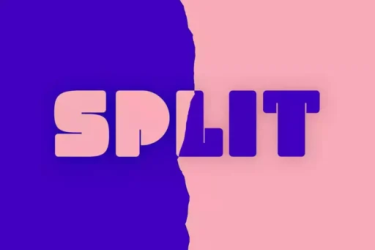 Split Font free download – Clean font preview