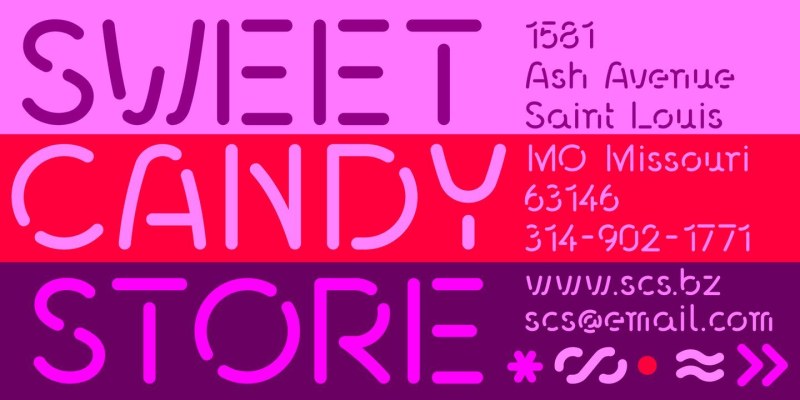 Stenzilla Font free download preview 7 – Display Fonts font