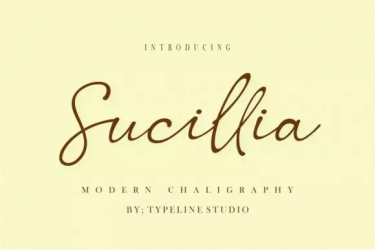 Sucillia Font free download – Script And Handwritten font preview