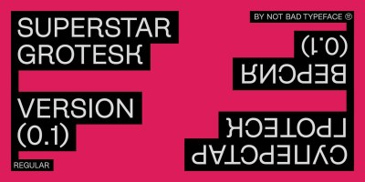 Superstar Grotesk Font free download – Download font preview