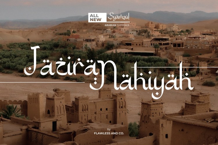 Syamsul – Arabic Style Font free download preview 2 – Display Fonts font