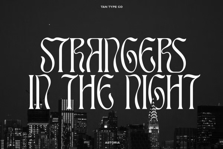 TAN ASTORIA Font free download preview 3 – Display Fonts font