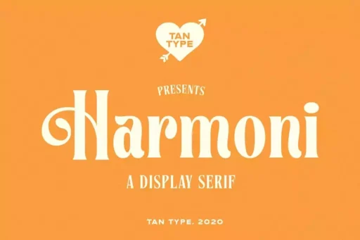 TAN Harmoni Font free download preview 4 – Display Fonts font