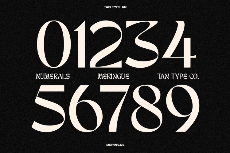 TAN MERINGUE Font free download preview 7 – Display Fonts font
