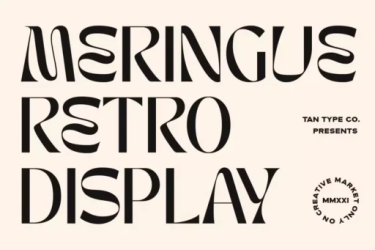TAN MERINGUE Font free download – Friendly font preview