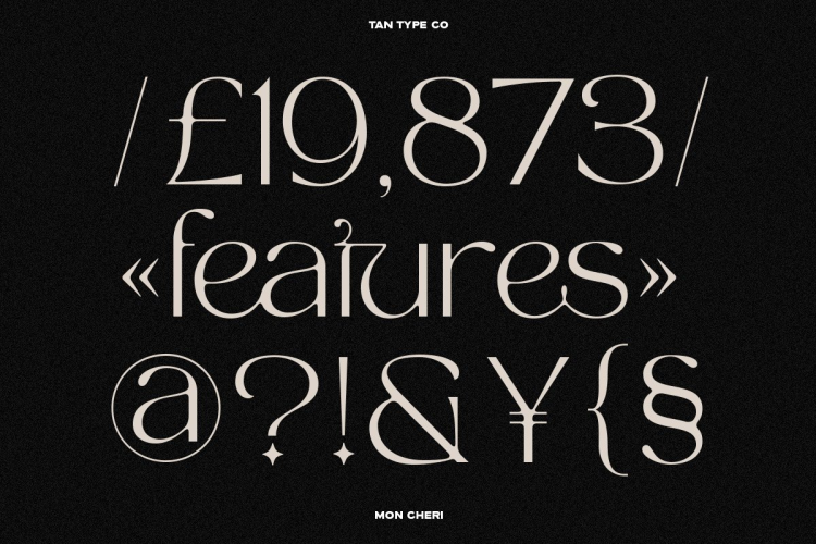 TAN MON CHERI FONT free download preview 6 – Serif Fonts font