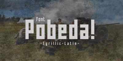 TD Pobeda Font free download – Download font preview