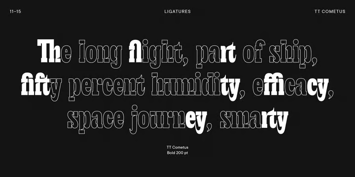 TT Cometus Font free download preview 5 – Typeface font