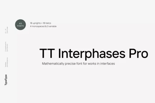 TT Interphases Pro Font free download – Sans Serif Fonts font preview image for Windows and Mac