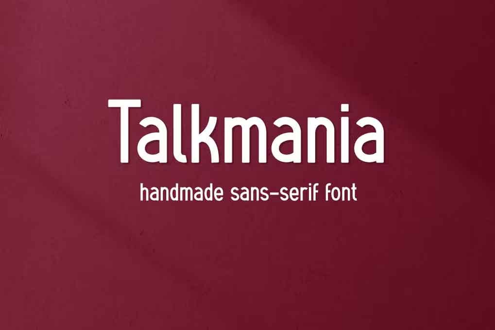 Talkmania Font free download – Serif Fonts font preview image for Windows and Mac