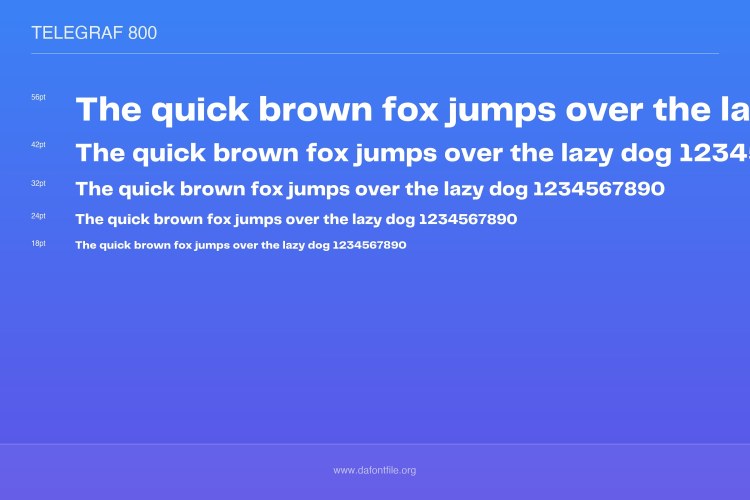 Telegraf Font Family free download preview 4 – Sans Serif Fonts font