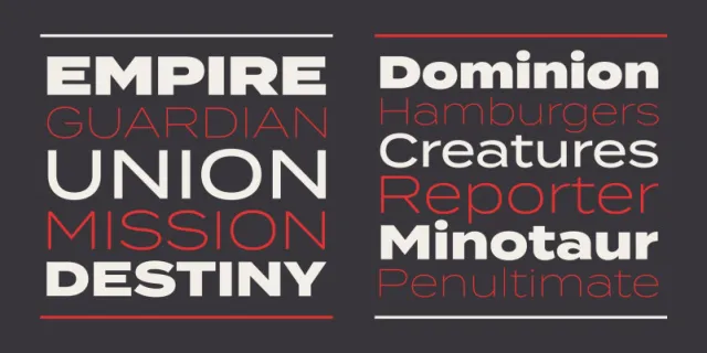 Termina Font Family free download preview 1 – Sans Serif Fonts font