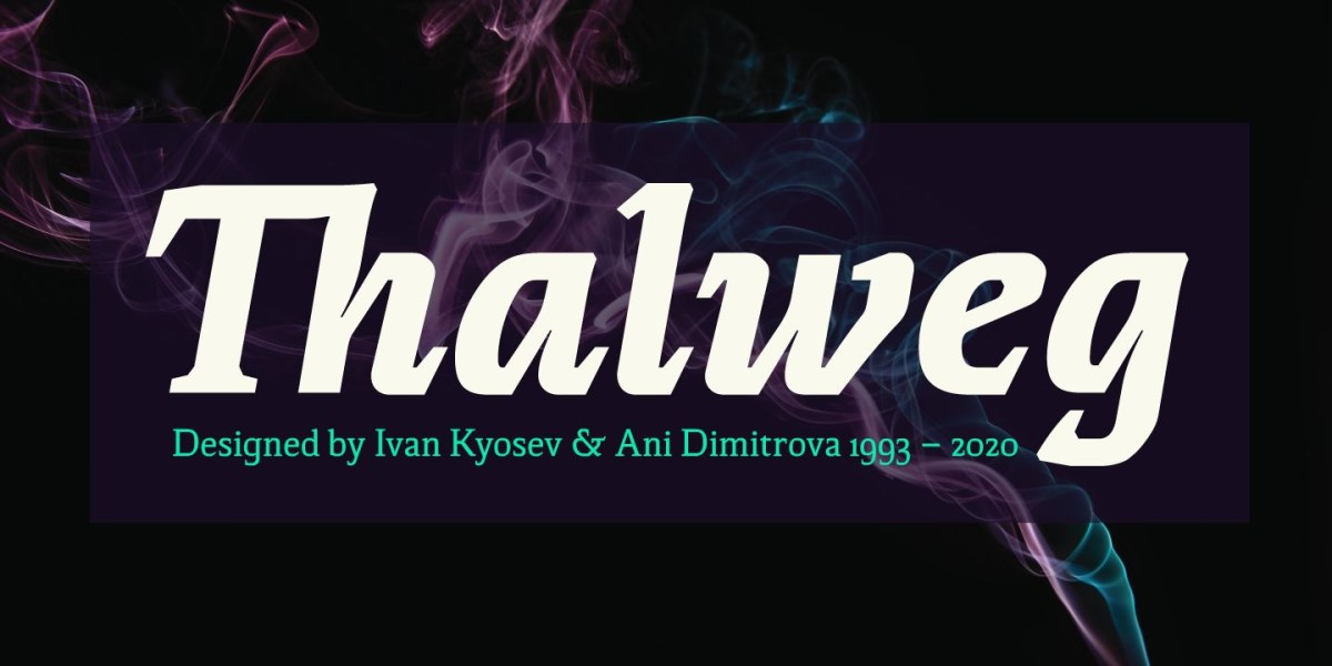 Thalweg Font Family free download – Font Family font preview image for Windows and Mac