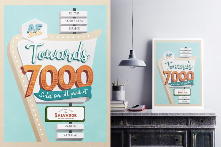 The Salvador Font free download preview 1 – Serif Fonts font